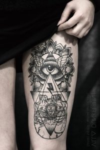 All Seeing Eye Tattoo Meaning Elaxsir intended for sizing 1024 X 1534