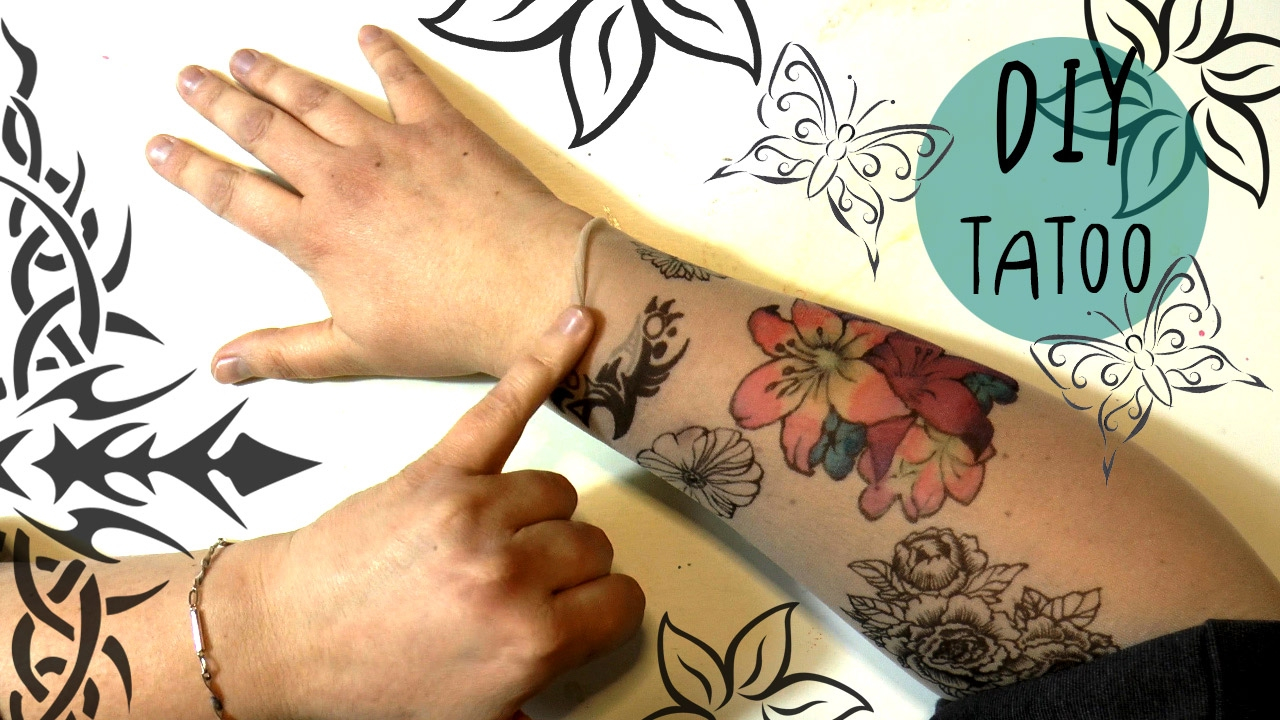 Amazing Diy Tattoo With Sharpies And Copic Markers Tattoo Sleeves inside proportions 1280 X 720