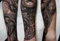 Amazing Nautical Tattoo On Full Sleeve for size 1080 X 1302