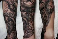 Amazing Nautical Tattoo On Full Sleeve throughout sizing 1080 X 1302