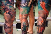 Amazing Sleeve Tattoo Color Tattoos Tattoo Ideas Leg Tattoos within proportions 1238 X 1236