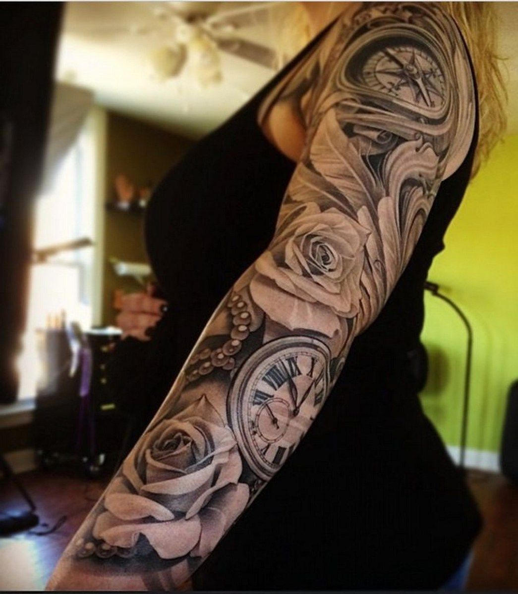 Amazing Sleeve Tattoos For Women 40 Tattoosforwomensexys inside dimensions 1045 X 1200