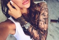 Amazing Sleeve Tattoos For Women 43 Lucky Bella inside measurements 1080 X 1080