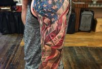 American Flag 34 Sleeve In Progress Timothyboor Tattoo for proportions 937 X 1171