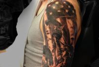 American Flag Liberty Half Sleeve Tattoo Done Angela Grace At within proportions 1784 X 2536