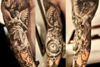 An Arm Sleeve Of Multiple Tattoos Great Shading Tattoos pertaining to size 960 X 960
