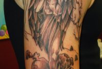 Angel And Demon Sleeve Tattoo Designs Images For Tatouage within size 774 X 1032