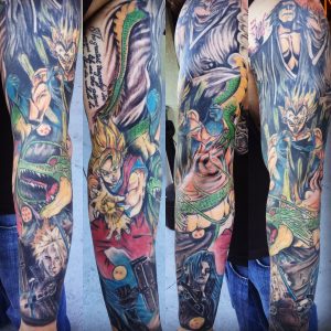 Anime Sleeve Jac Bryan Animesleeve Sleevetattoos Armtattoos within dimensions 2048 X 2048