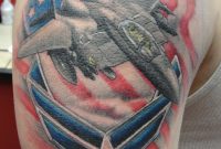 Army Airforce Tattoo On Half Sleeve for dimensions 900 X 1200