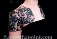 Art With A Point Black Lace Wrap Custom Tattoo Studio with regard to size 1600 X 1200