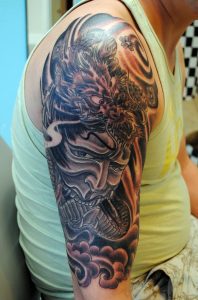 Asian Dragon Tattoos Half Sleeve Japanese Half Sleeve 2 with dimensions 725 X 1101