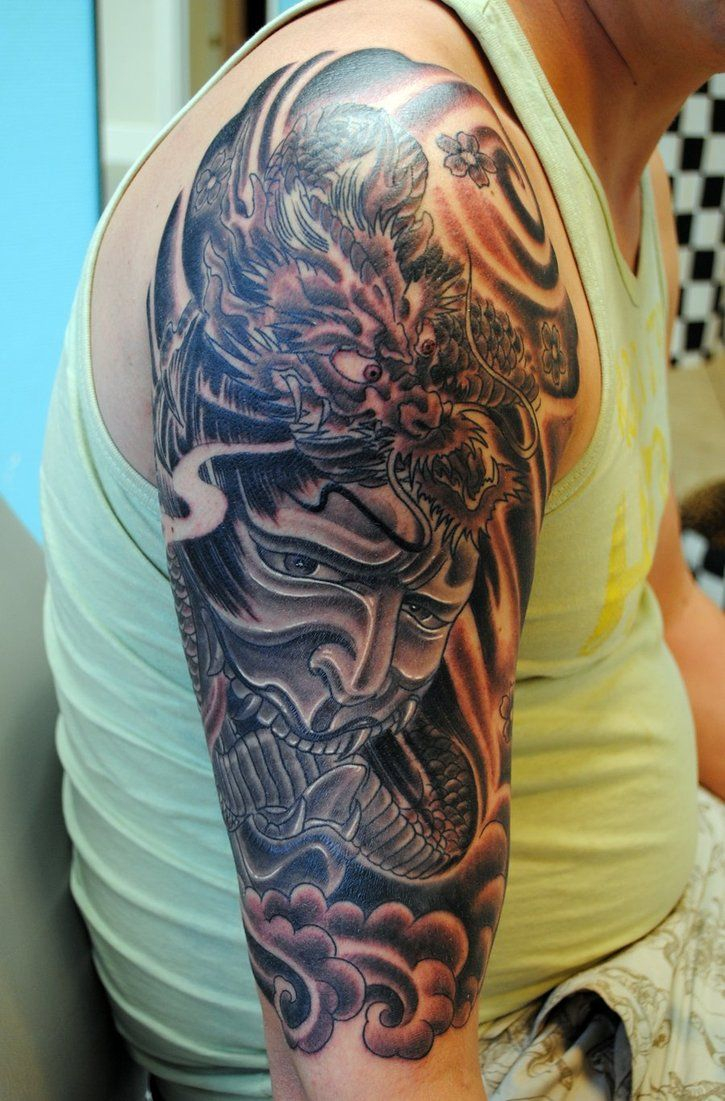 Asian Dragon Tattoos Half Sleeve Japanese Half Sleeve 2 with regard to measurements 725 X 1101