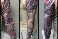 Award Winning Japanese Sleeve Tattoo Tribal Sleeve Tattoos throughout measurements 3264 X 3264