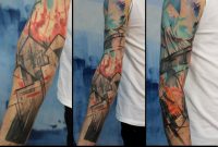 Awesome Abstract Tattoo On Right Full Sleeve with sizing 960 X 960