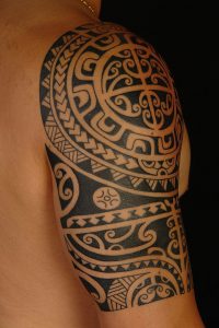 Aztec Tribal Half Sleeve Tattoo Design Httptattooideastrend with proportions 1067 X 1600