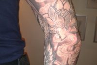 Background Tattoo Designs Shading Phoenix Lotus Tattoo Sleeve 4 pertaining to dimensions 1200 X 1600