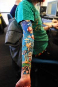 Beautiful Full Sleeve Geek Tattoo Designs 12801920 Tattoo inside measurements 1280 X 1920