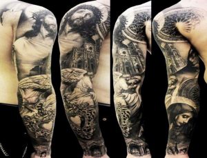 Best Christian Tattoos Download Religious Full Sleeve Tattoo Ideas inside sizing 1024 X 780