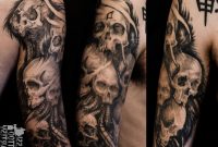 Best Skull Sleeve Tattoos 1000 Images About Badass Tatoos On regarding proportions 1011 X 790