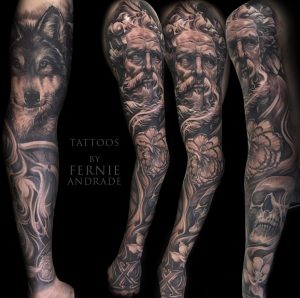 Best Sleeve Tattoo Artist Best Black And Grey Sleeve Tattoo Artist inside measurements 1024 X 1017