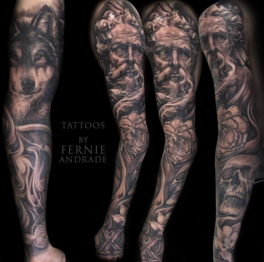 Best Sleeve Tattoo Artist Best Black And Grey Sleeve Tattoo Artist inside measurements 1024 X 1017