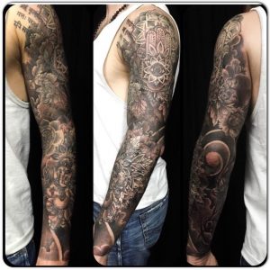 Best Spiritual Element Full Sleeve Tattoo Greg in sizing 1000 X 1000