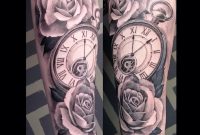 Black And Gray Half Sleeve Tattoos Clocks Google Search Tattoos with proportions 1080 X 1080