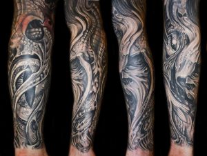 Black And Grey Bio Organic Tattoos Google Search Body Art Think intended for dimensions 1024 X 771
