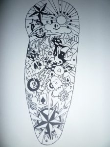 Black And White Half Sleeve Aalleeexx On Deviantart with regard to proportions 774 X 1032