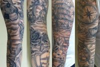 Black Gray Sleeve John Schmidt At Tattoo 42 Portland Or with proportions 1683 X 1534