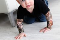 Black Heart Breaker Tattoo Sleeve Onesie I Want This For My Son inside sizing 3744 X 5616