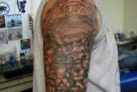 Black Ink Half Sleeve Tattoo intended for size 900 X 1200