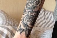 Black Rose Forearm Tattoo Ideas For Women Vintage Traditional for sizing 950 X 2048