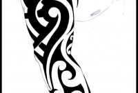 Black Tribal Tattoo Stencil For Full Sleeve 6891159 Tattoo inside sizing 689 X 1159