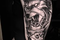 Blackwork Wolf Tattoo Sleeve Brunosantostattoo Tattoos regarding size 1080 X 1350