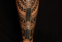 Calf Tattoo Designs For Men Polynesian Calf Tattoo Tattoos pertaining to measurements 1067 X 1600