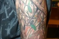 Camo Half Sleeve With Some Deer Tracks Mentalstateofmind On in dimensions 670 X 1193