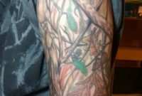 Camo Half Sleeve With Some Deer Tracks Mentalstateofmind On regarding size 670 X 1193