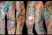 Cartoon Tattoo Sleeve Ideas Of Tattoos Meaning And Useful Tips within dimensions 1404 X 800