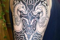 Celtic Gothic Tattoo On Right Half Sleeve regarding size 960 X 1280