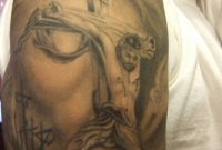 Christian Shoulder Tattoos For Men Right Half Sleeve Christian Tat throughout proportions 770 X 1026