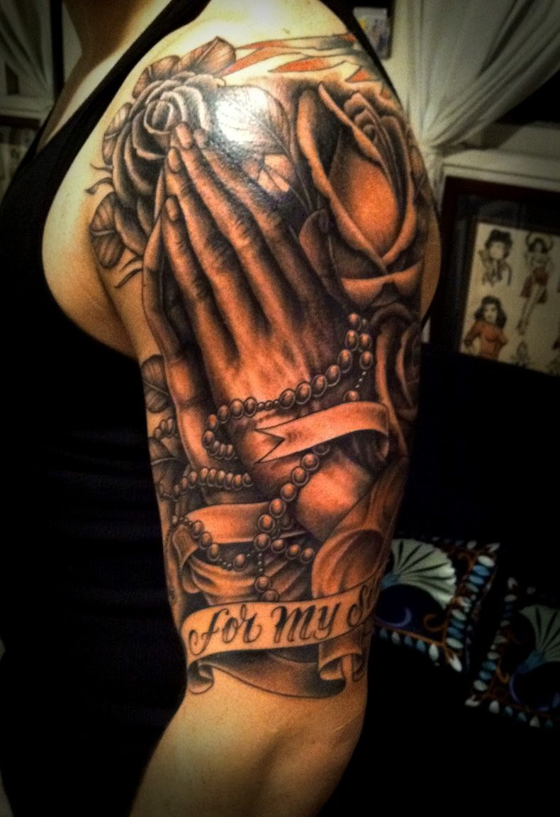 Christian Tattoo Ideas Crosses Fish Jesus Praying Hands Mother throughout proportions 790 X 1152