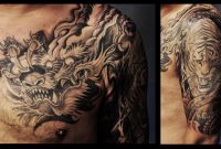 Chronic Ink Tattoos Toronto Tattoo Dragon And Tiger Half Sleeve inside sizing 1739 X 1000