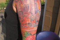 Cityscape Tattoo Sleeve Tattoo Micah Cichowicz Pioneer Tattoo In with regard to size 2400 X 3000