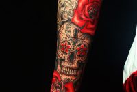 Cliserpudo Black And Red Rose Sleeve Tattoo Images intended for proportions 1024 X 1024