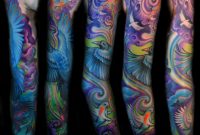 Colored Sleeve Tattoo Of Birds Design Of Tattoosdesign Of Tattoos throughout dimensions 1000 X 1000