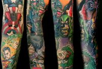 Comic Book Sleeve Tattoo Steve Rieck From Las Vegas Nv I Love with regard to sizing 945 X 945