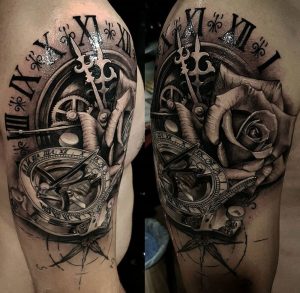 Compass Tattoo Symbolism Meaning Gives True Direction Tattoos with regard to proportions 1000 X 975