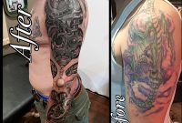 Cover Up Steam Punk Style Sleeve Tattoo Done Big Phil Yelp with sizing 1000 X 1000