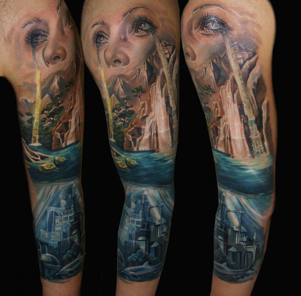 Creative Full Sleeve Tattoo Csaba Kolozsvari Design Of with proportions 960 X 944